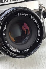Pentax Pentax K1000 Camera  w/50mm f2 Used Good