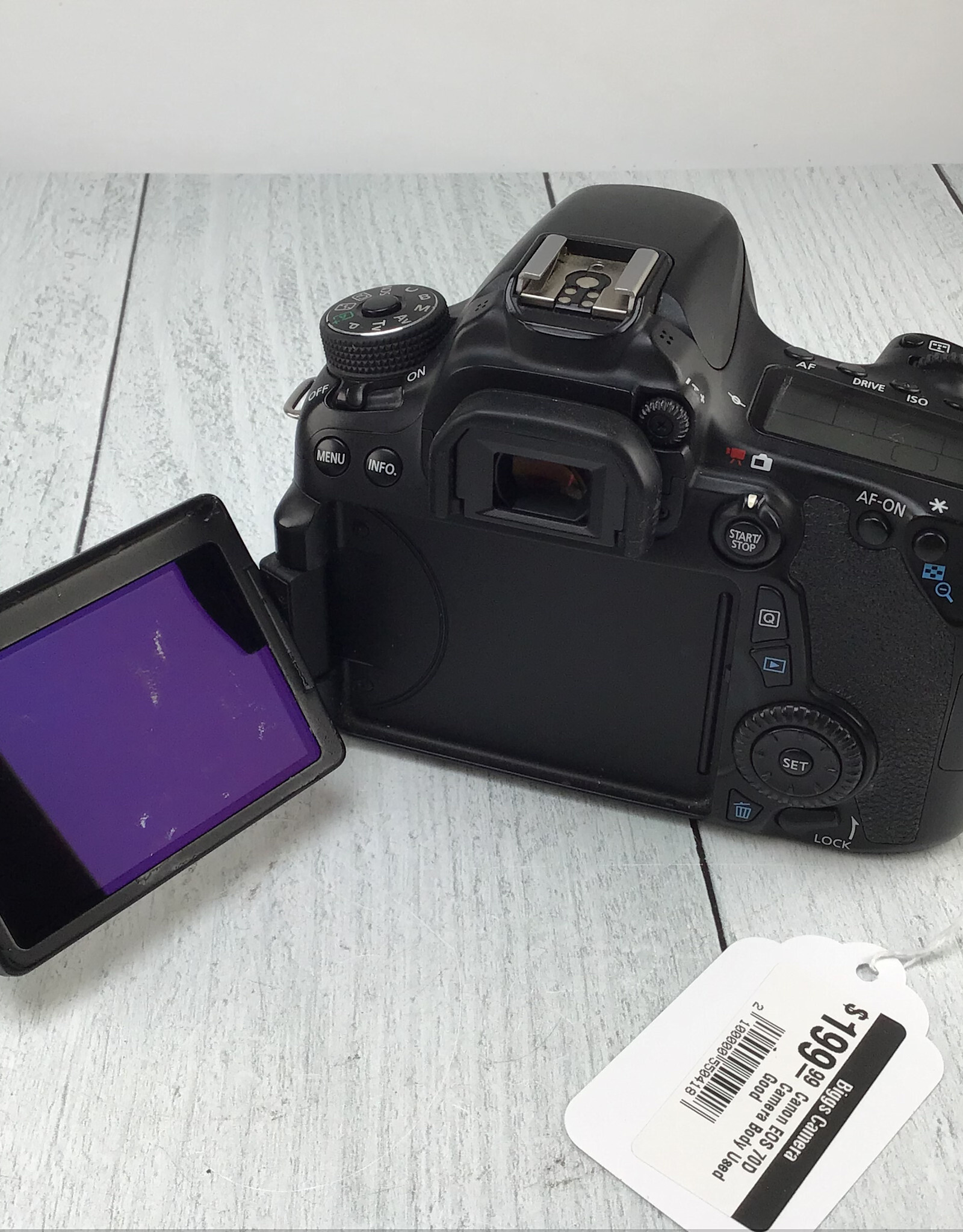 CANON Canon EOS 70D Camera Body Used Good