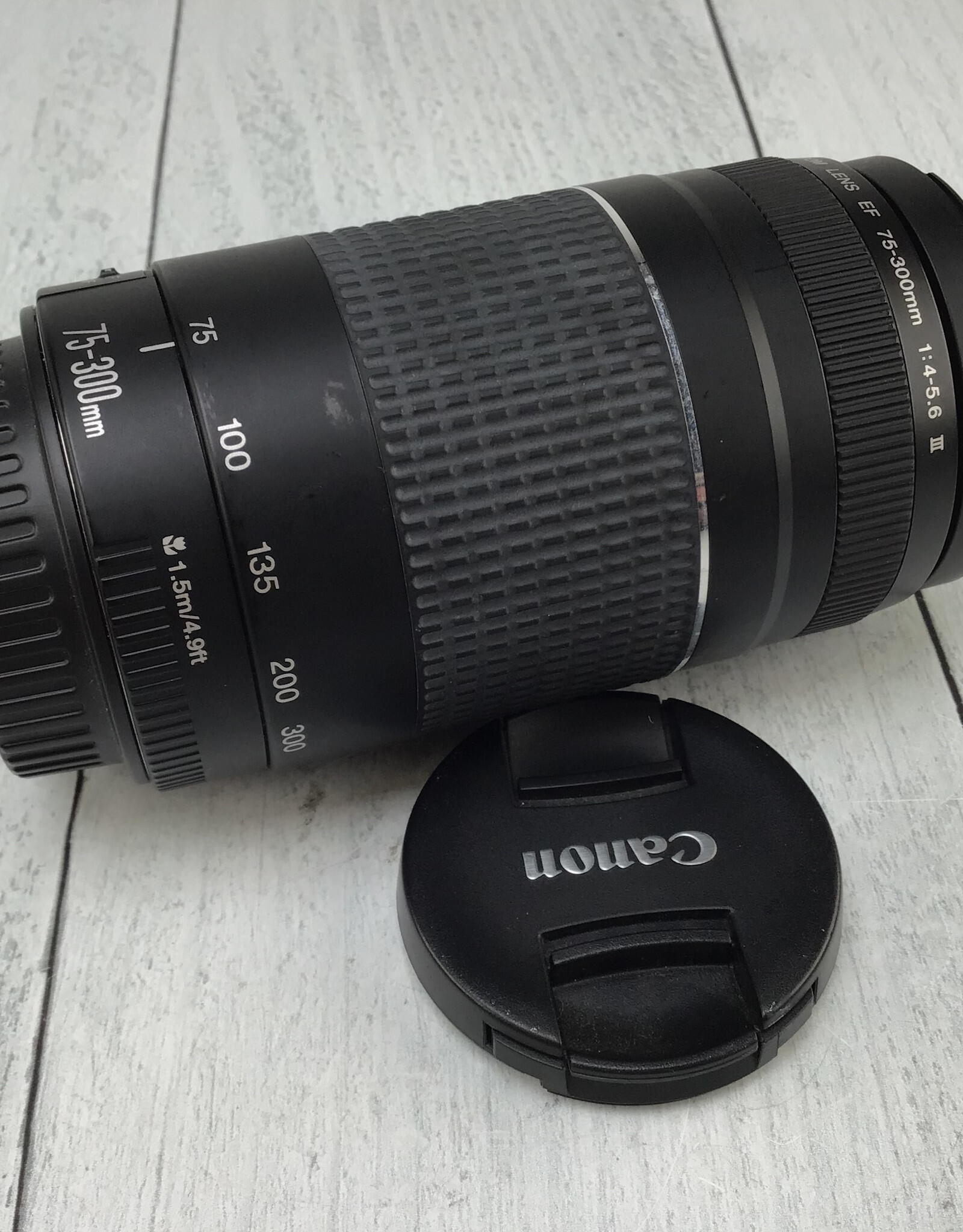 CANON Canon EF 75-300mm f4-5.6 III Lens Used Fair