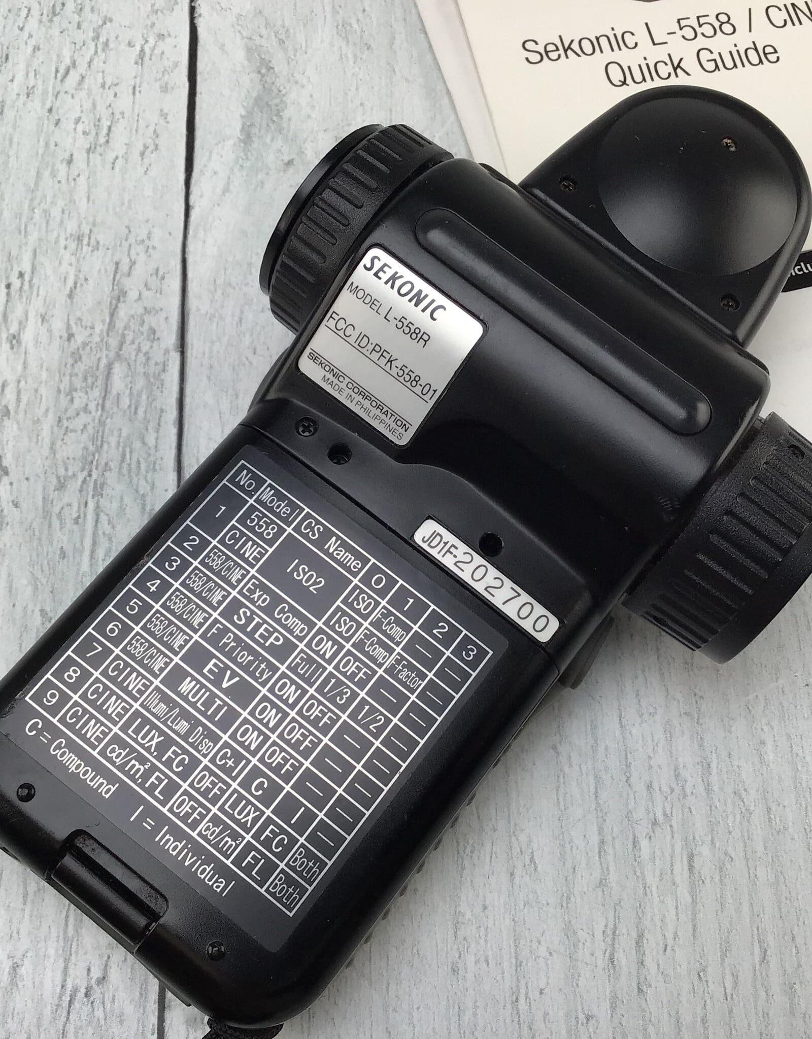 SEKONIC Sekonic Dualmaster L-558R Light Meter Used Good