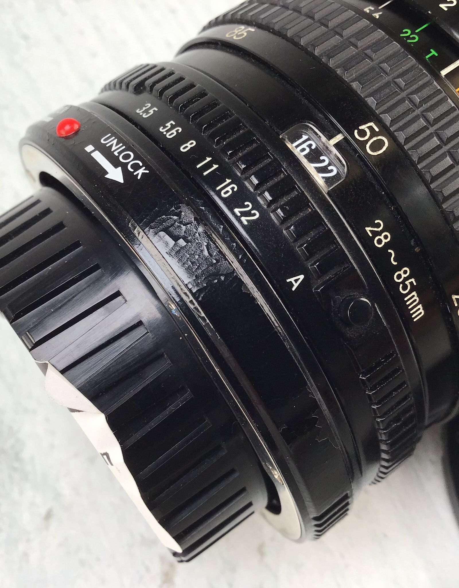 SIGMA Sigma 28-85mm f3.5-4.5 Lens for Canon FD Used Good