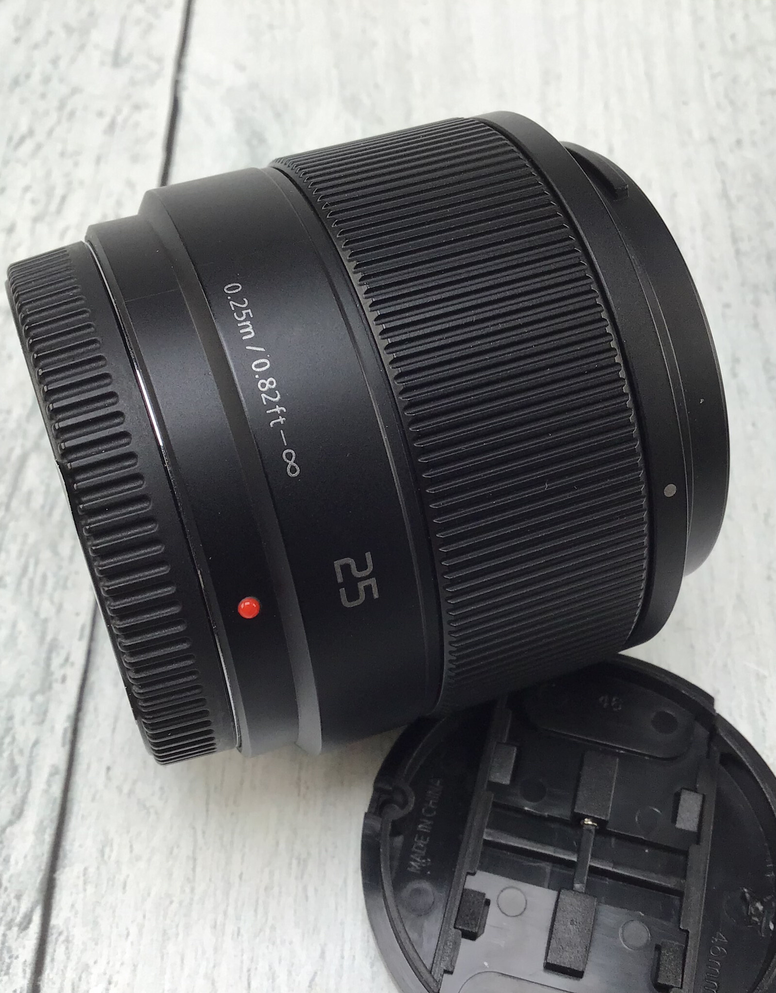 Panasonic Lumix 25mm f1.7 G ASPH Lens Used Good
