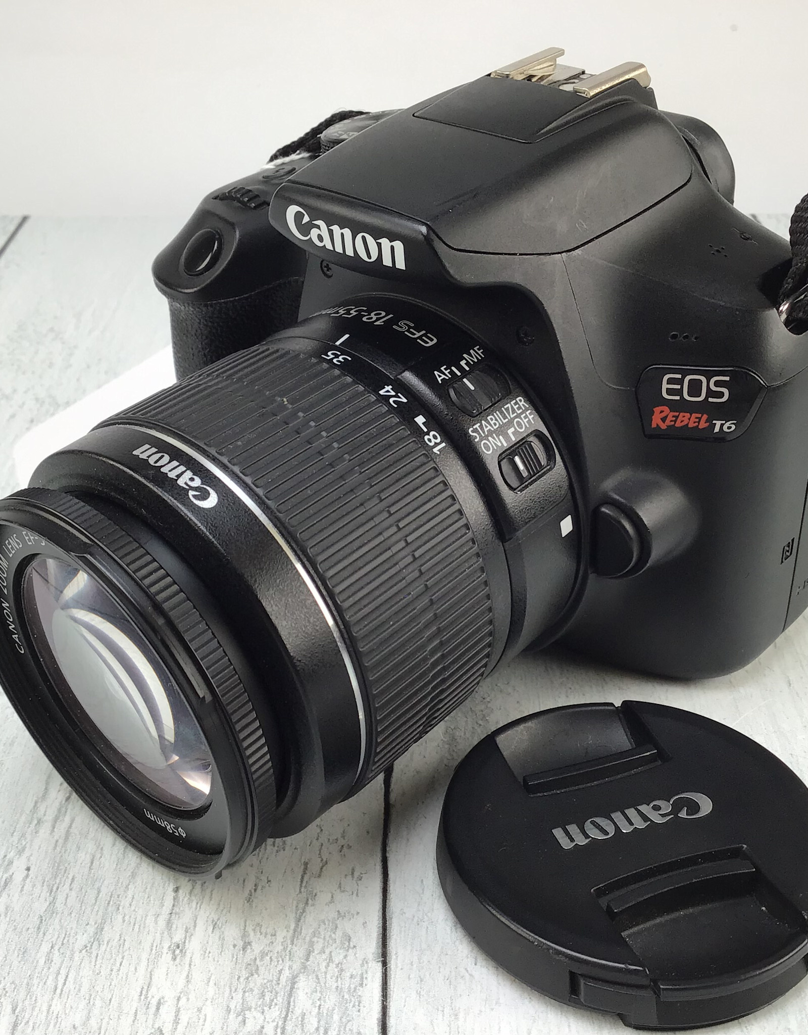 CANON Canon Rebel T6 Camera No Charger w/ 18-55mm IS Used Good