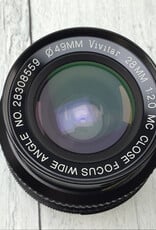Vivitar Vivitar 28mm f2 MC Lens for Pentax PK Used Good