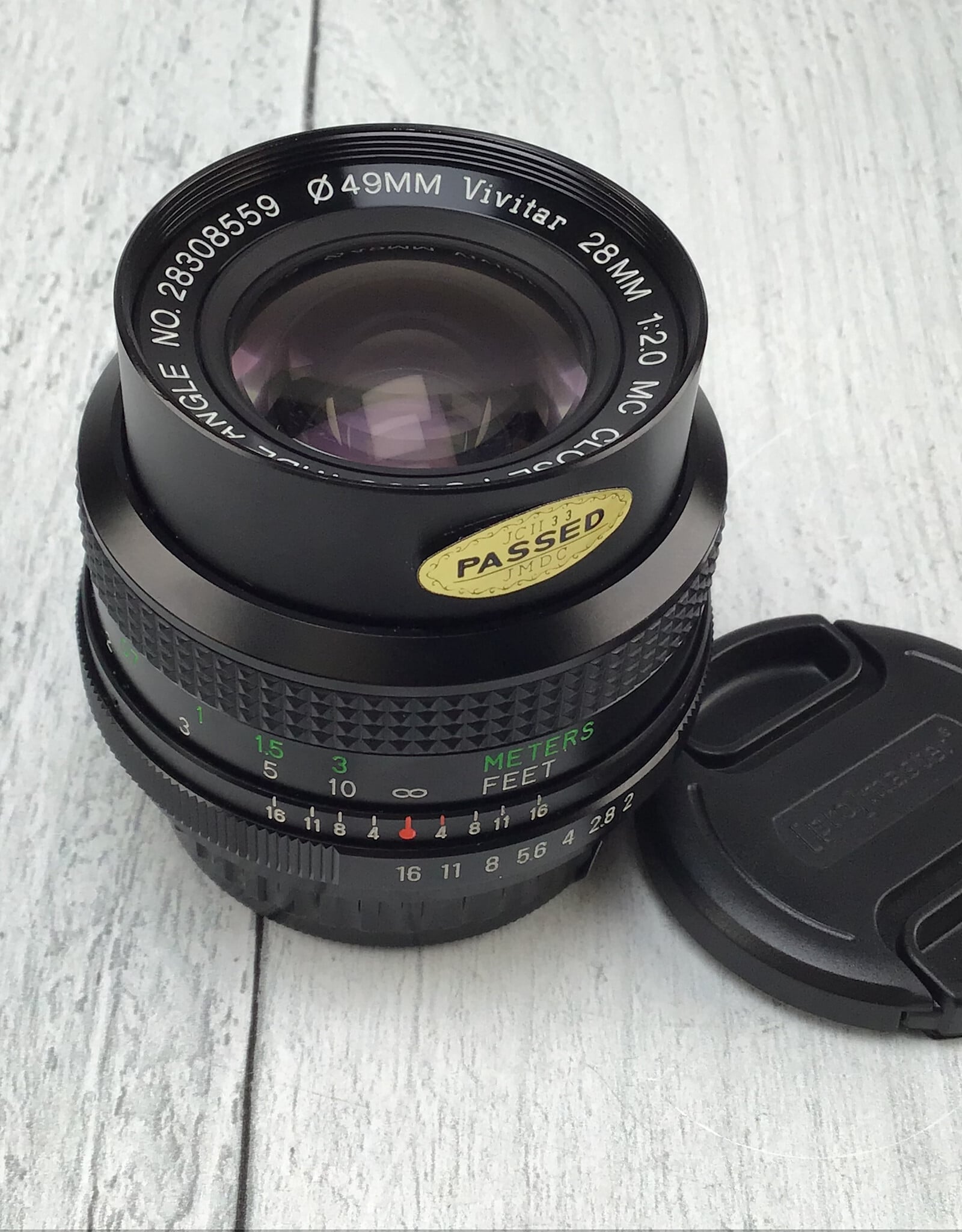 Vivitar Vivitar 28mm f2 MC Lens for Pentax PK Used Good