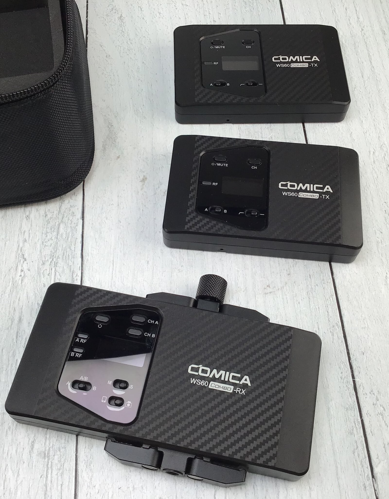 Comica Comica EVM WS60 Wireless Microphone Combo in Case Used Good