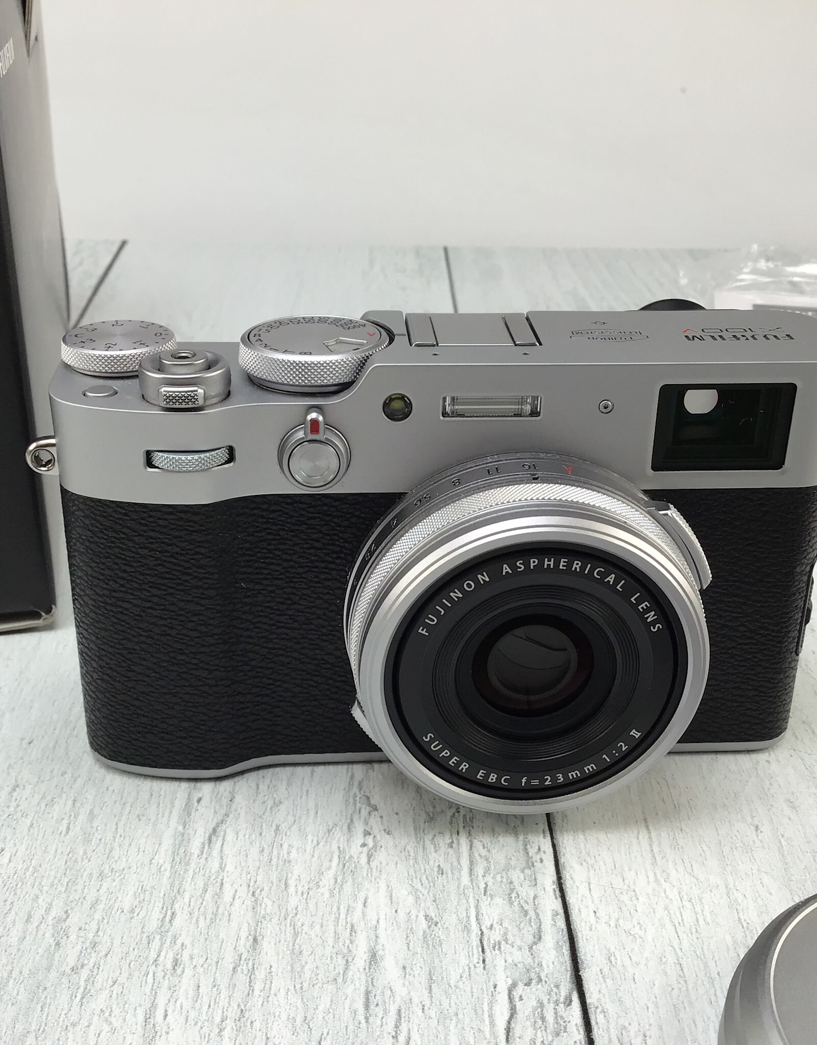 FUJI Fuji X100V Camera Silver in Box Used Good