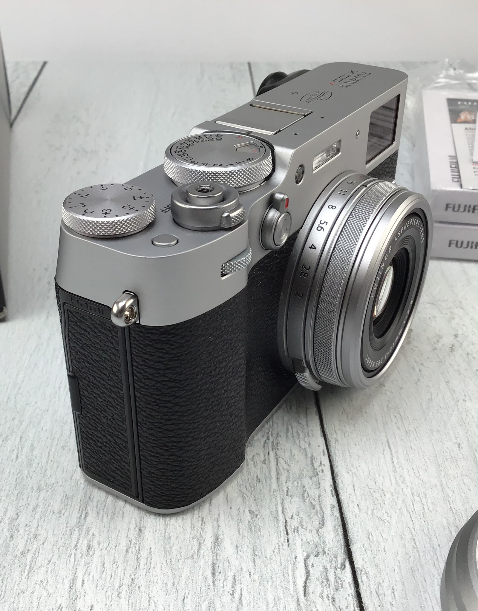 FUJI Fuji X100V Camera Silver in Box Used Good