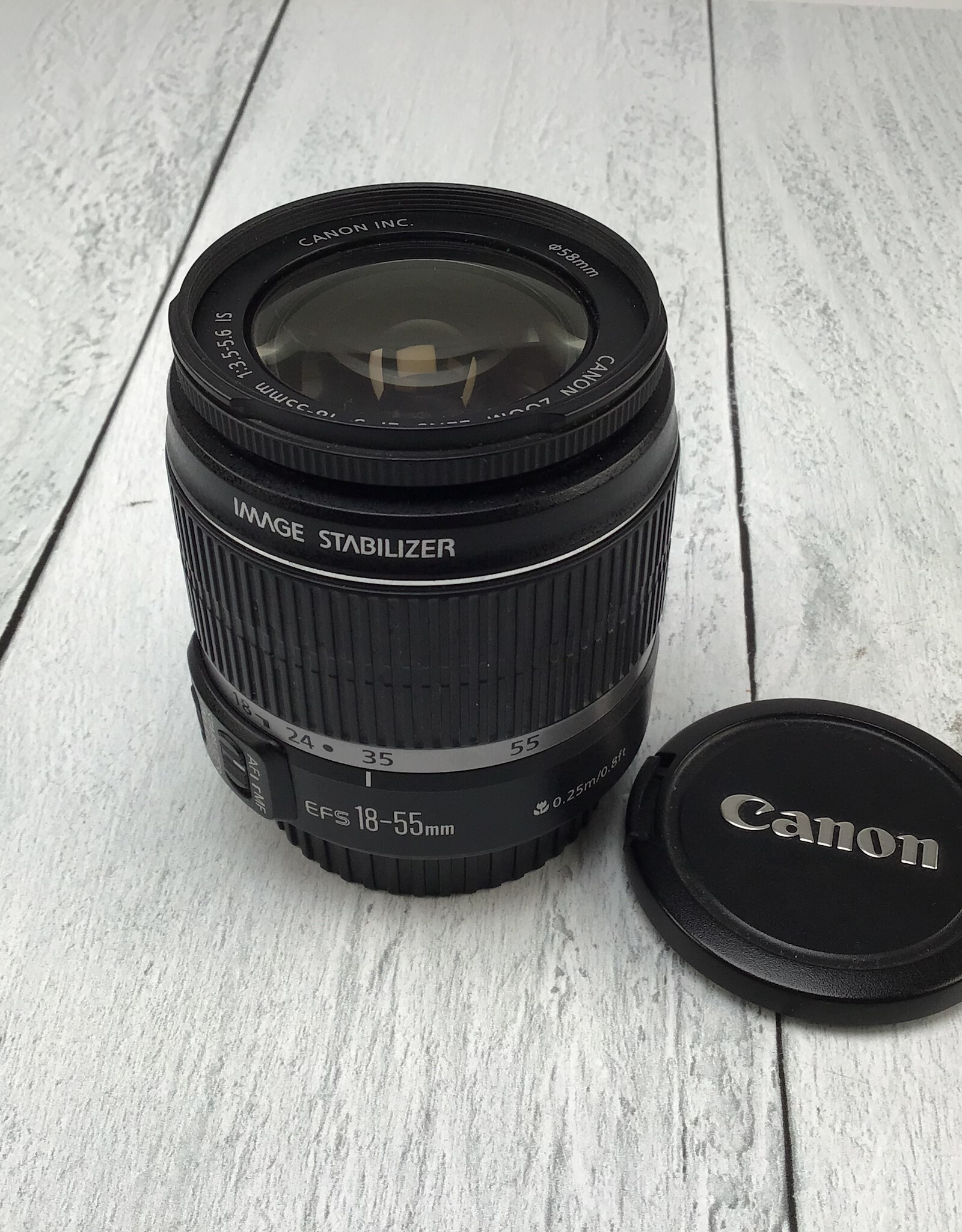 CANON Canon EF-S 18-55mm f3.5-5.6 IS Lens Used Good