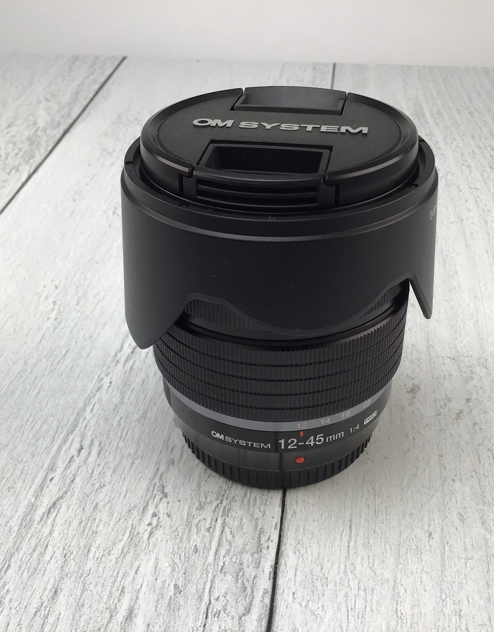 OLYMPUS OM System 12-45mm f4 PRO Lens Used EX