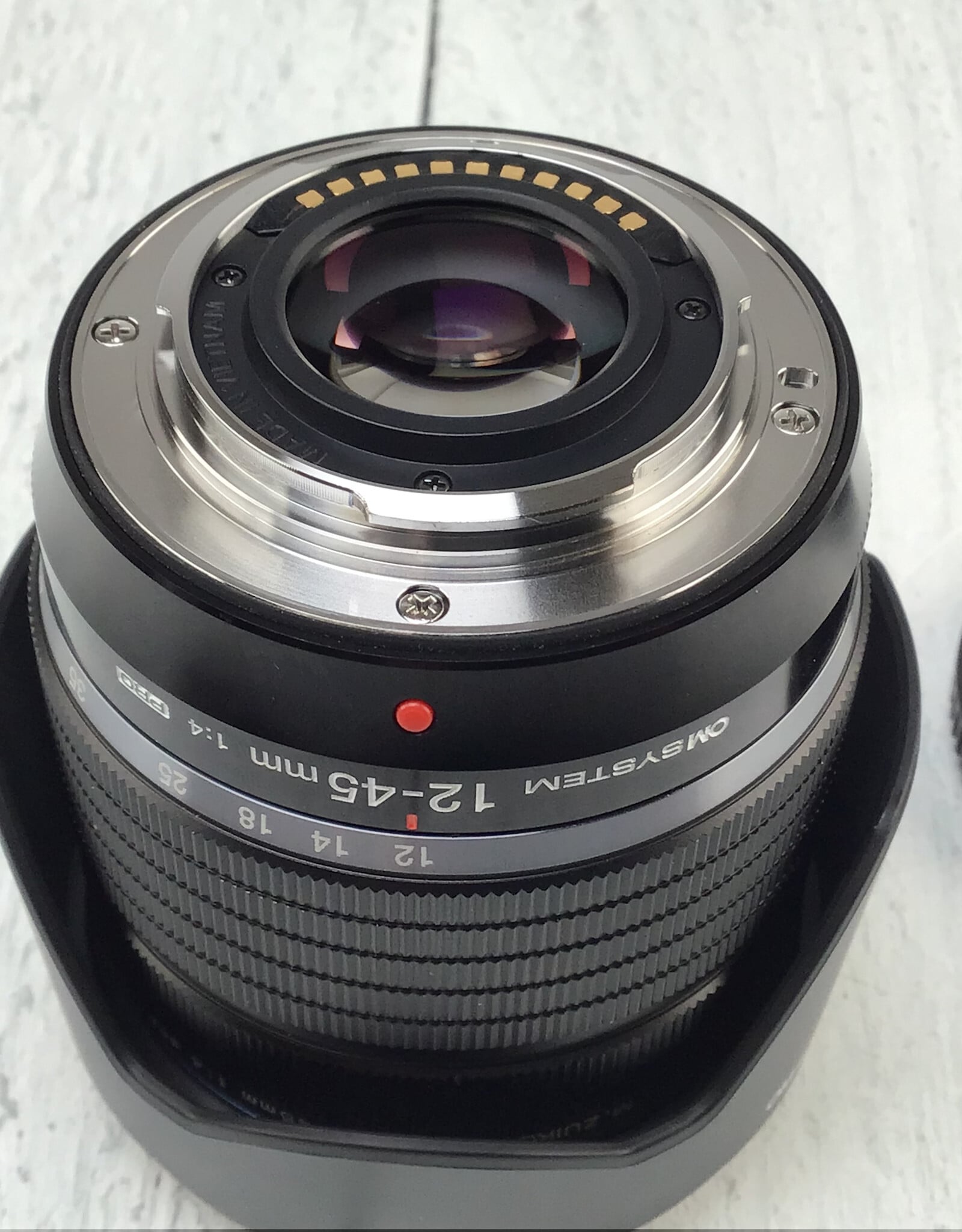OLYMPUS OM System 12-45mm f4 PRO Lens Used EX