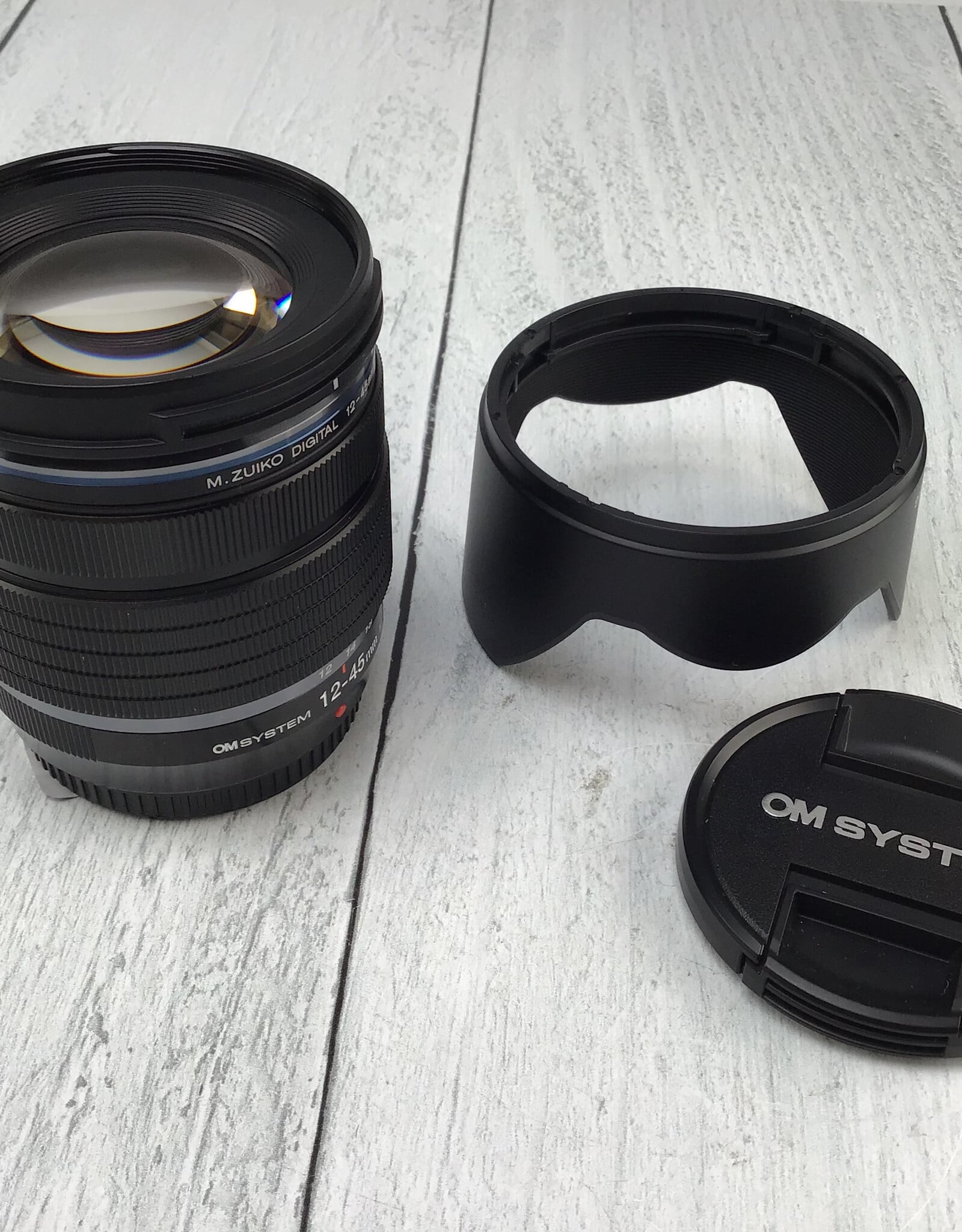 OLYMPUS OM System 12-45mm f4 PRO Lens Used EX