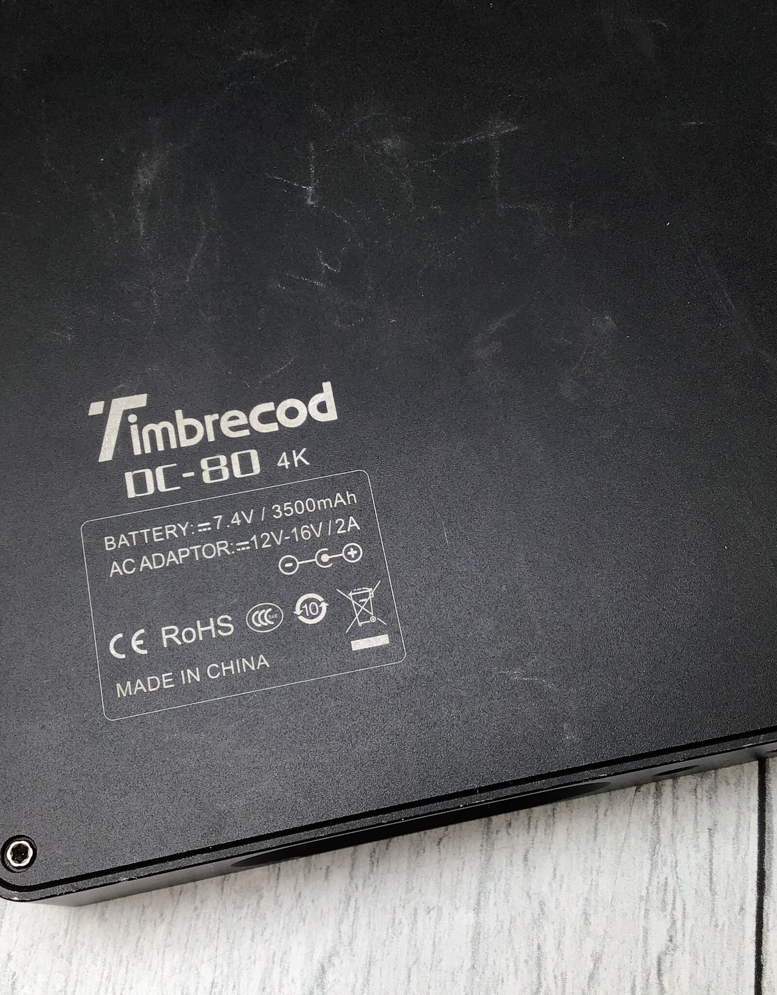 timbrecod Timbrecod DC-80 4K Monitor No Charger Used Fair