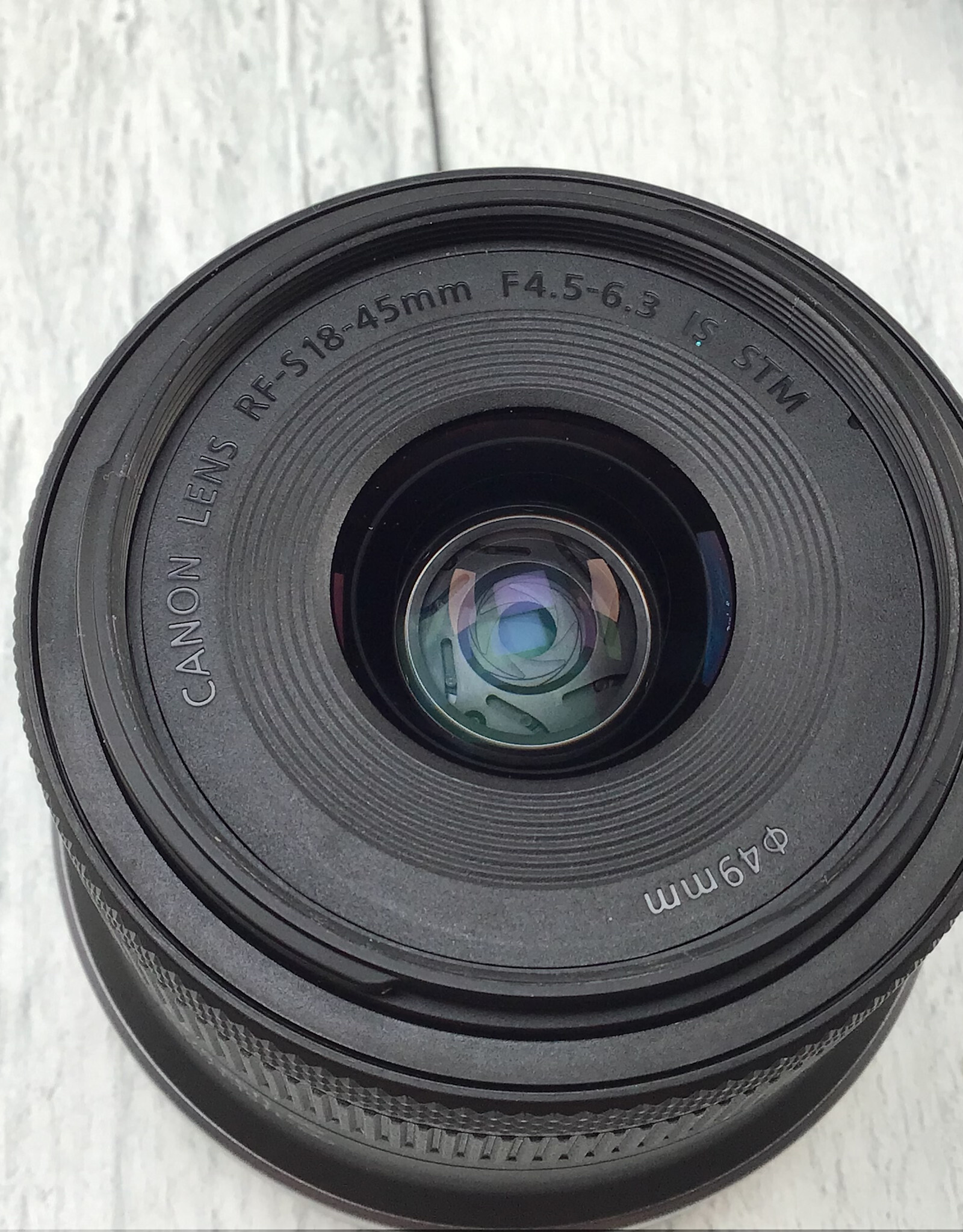 CANON Canon RF-S 18-45mm f4.5-6.3 IS STM Lens Used Good