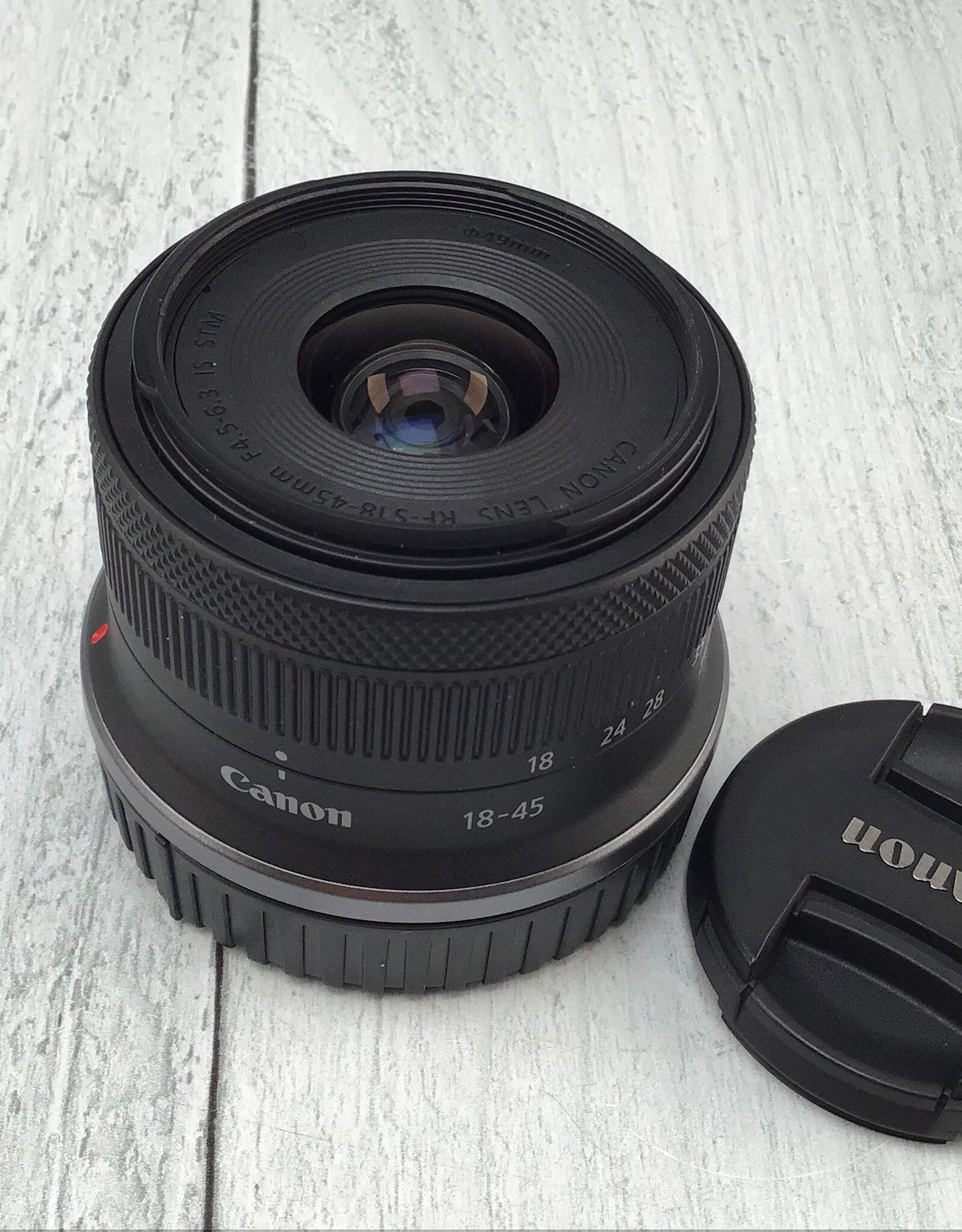 CANON Canon RF-S 18-45mm f4.5-6.3 IS STM Lens Used Good