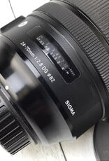 NIKON Sigma Art 24-70mm f2.8 DG Lens for Nikon Used Good