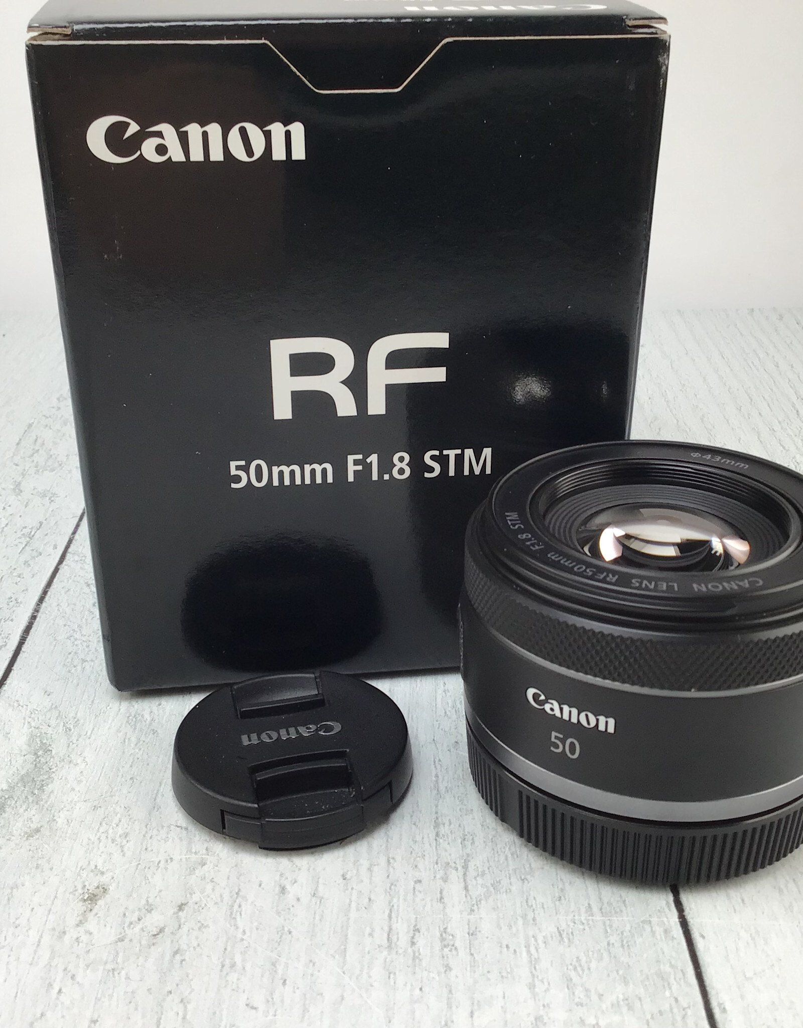 CANON Canon RF 50mm f1.8 STM Lens in Box Used EX