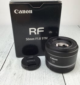 CANON Canon RF 50mm f1.8 STM Lens in Box Used EX