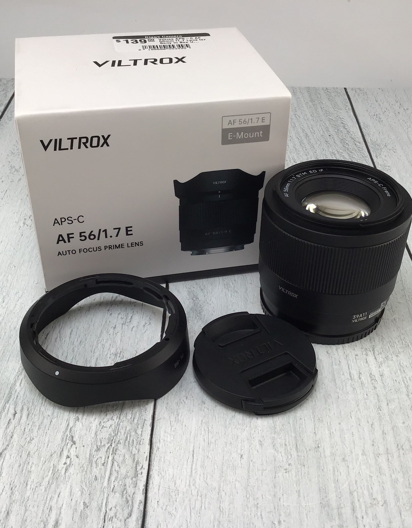 SONY Viltrox APS-C AF 56mm f1.7 Lens for Sony in Box Used EX