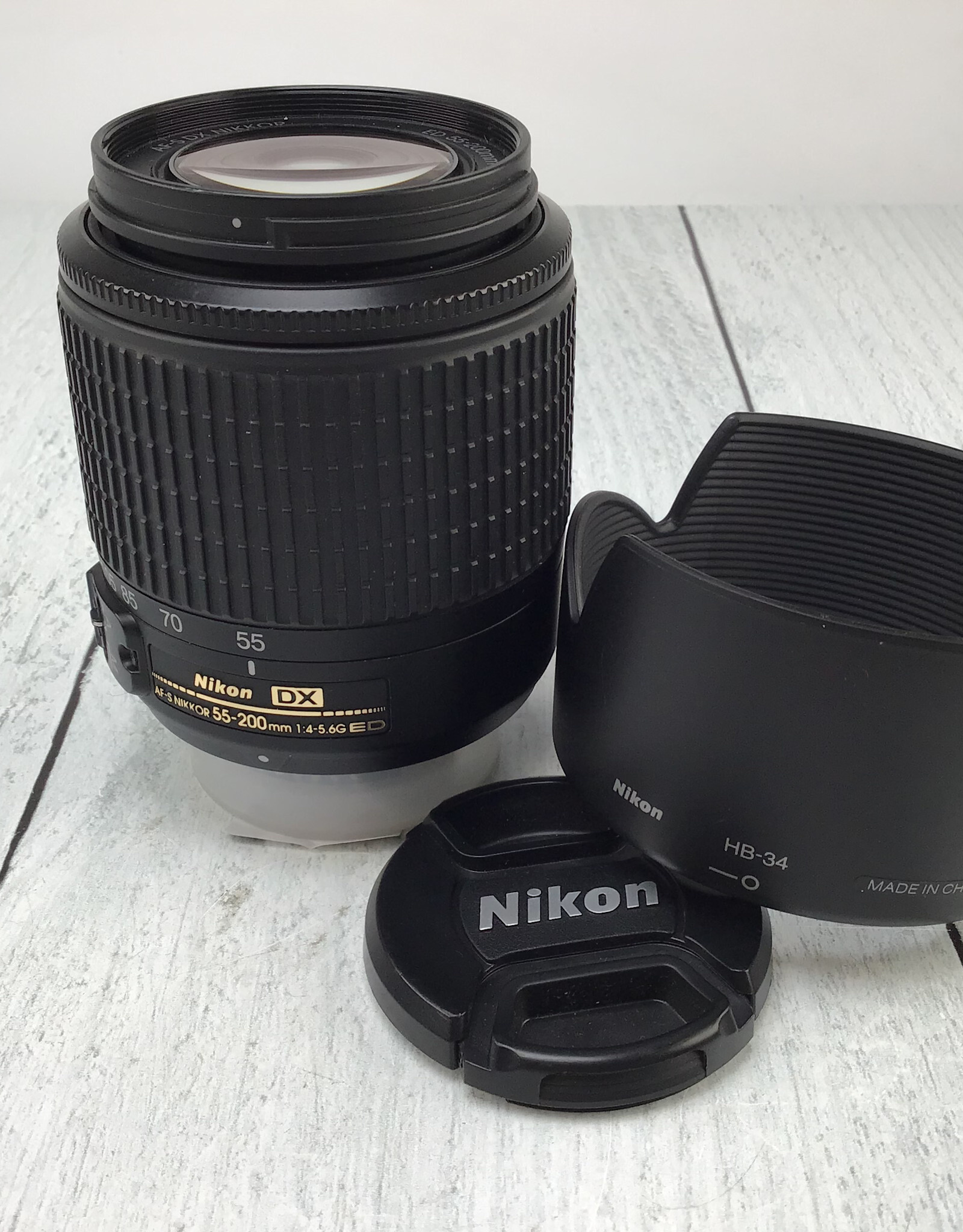 NIKON Nikon DX AF-S 55-200mm f4-5.6G ED Lens Used Good