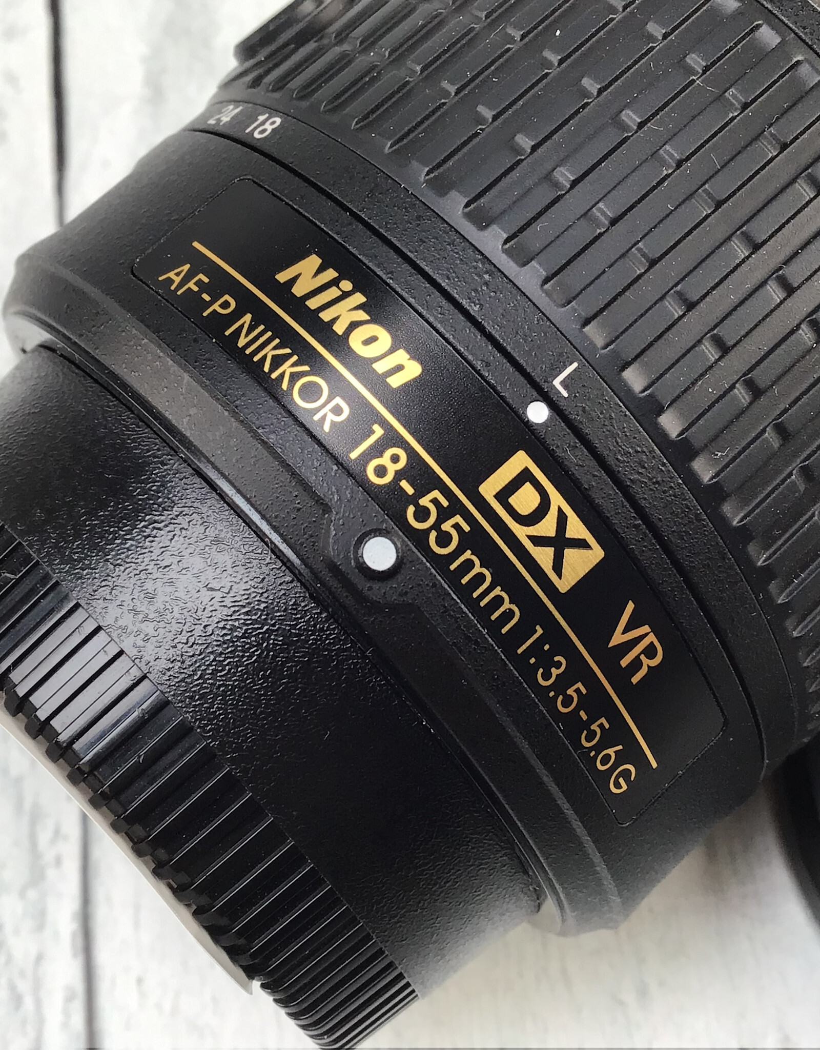 NIKON Nikon AF-P DX 18-55mm 3.5-5.6G VR Lens Used Good