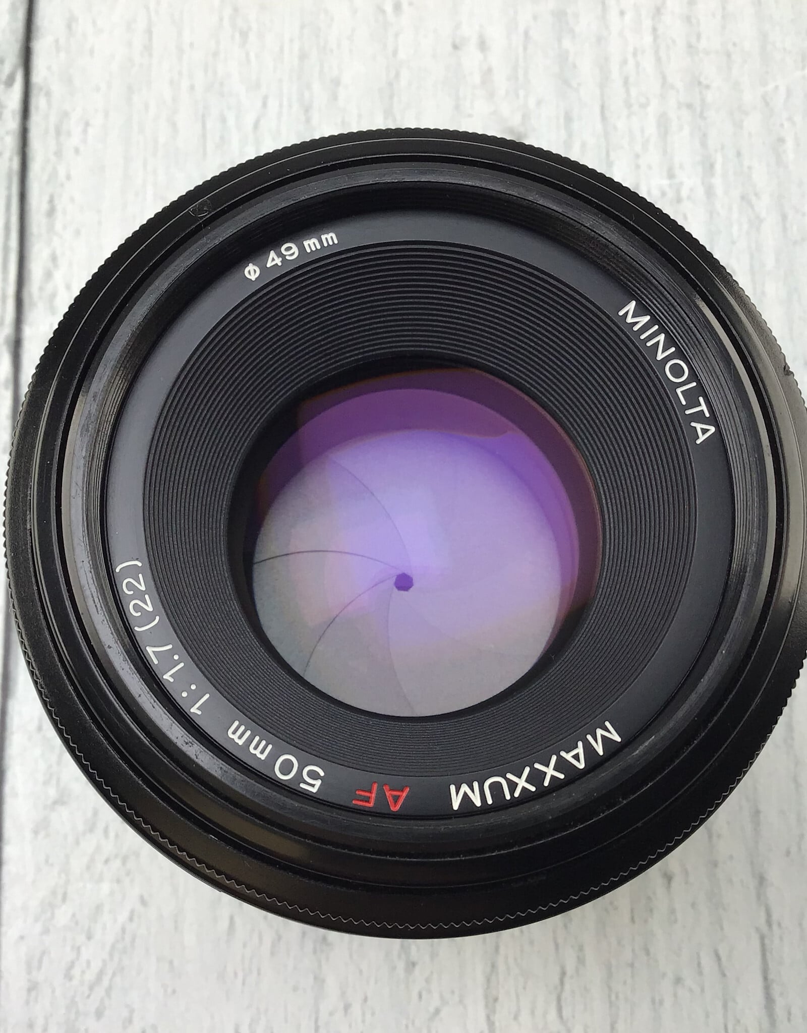 Minolta Minolta Maxxum AF 50mm F1.7 Lens Used Fair