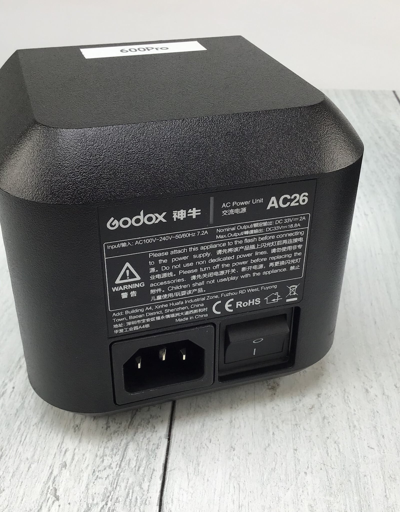 GODOX Godox AC26 Power Adapter for AD600Pro Used Good