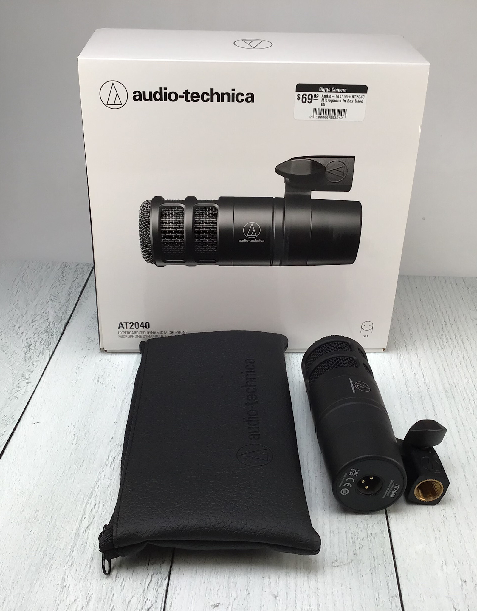 audio-technica Audio-Technica AT2040 Microphone in Box Used EX