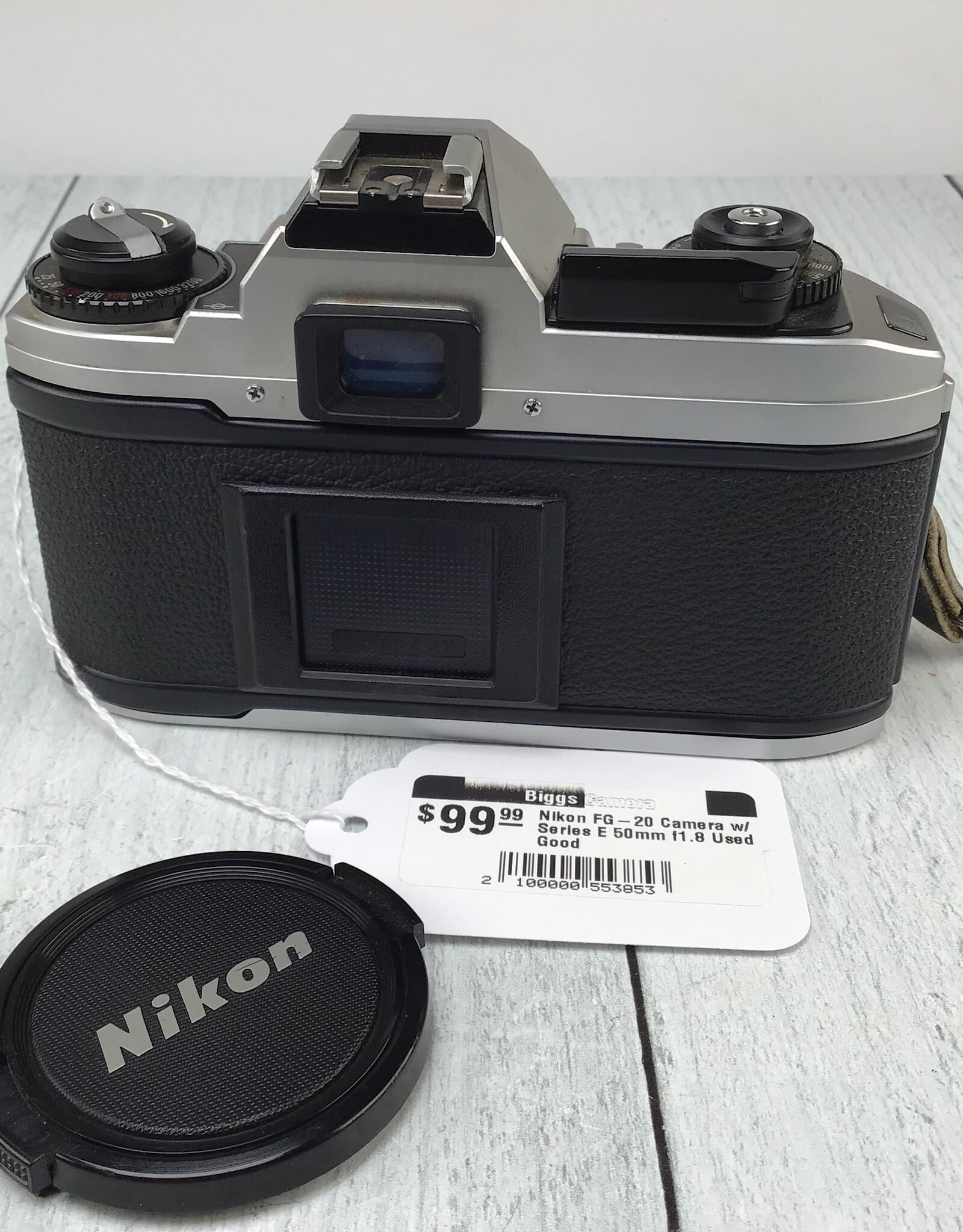 NIKON Nikon FG-20 Camera w/ Series E 50mm f1.8 Used Good