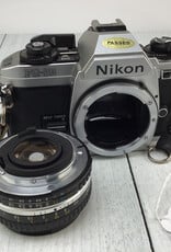 NIKON Nikon FG-20 Camera w/ Series E 50mm f1.8 Used Good