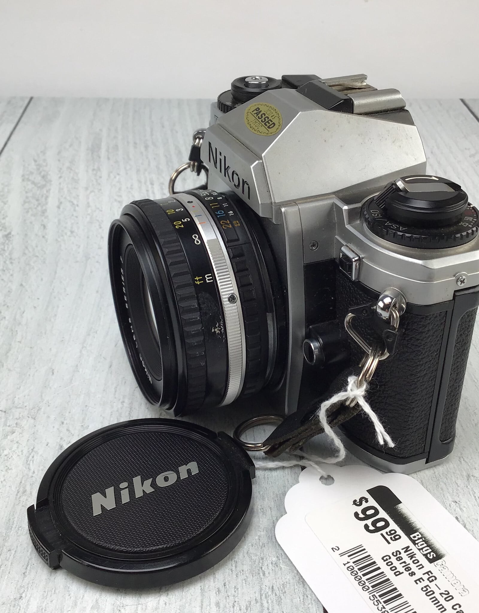 NIKON Nikon FG-20 Camera w/ Series E 50mm f1.8 Used Good