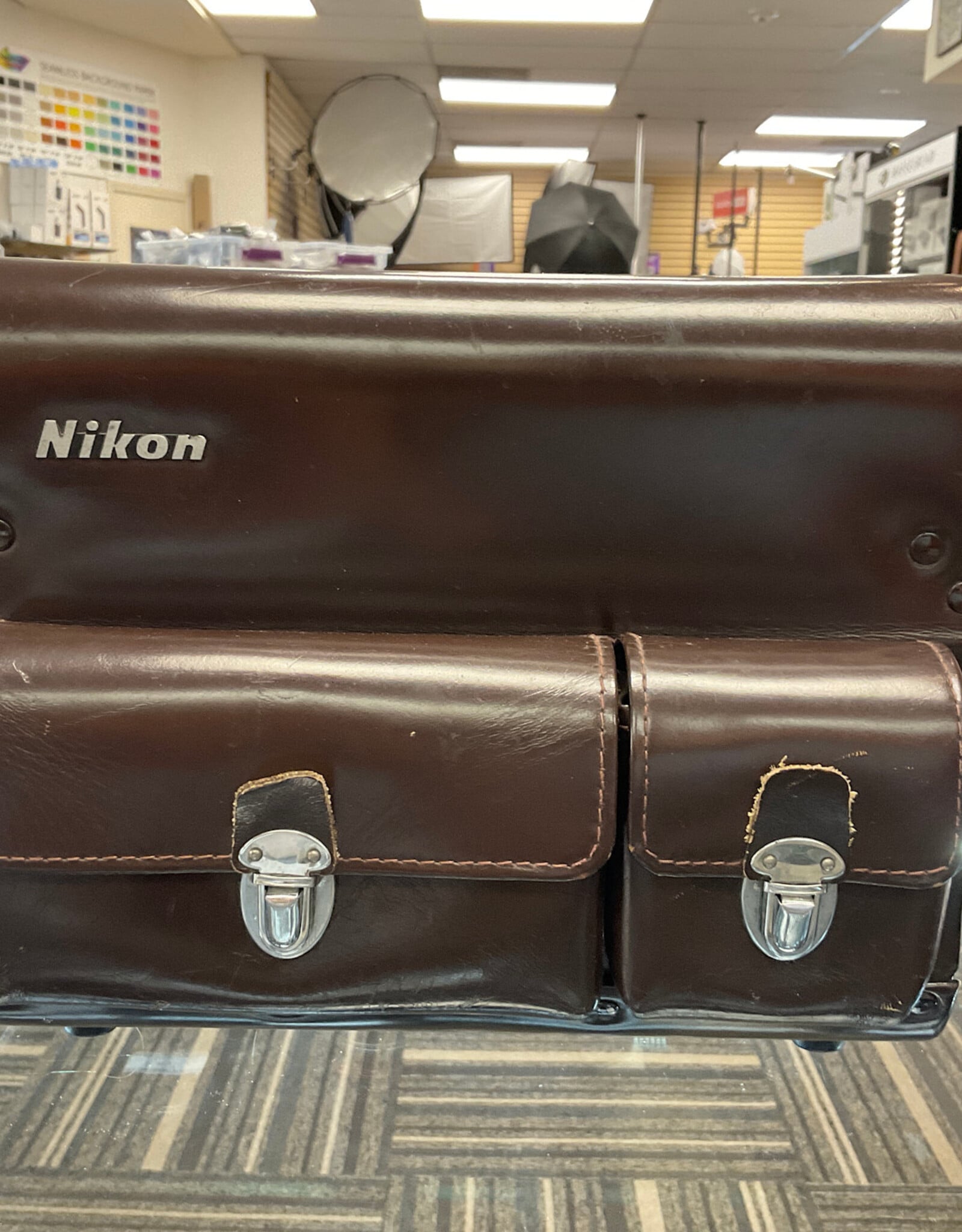 NIKON Nikon FB-5 Hard Leather Case for F Used Fair