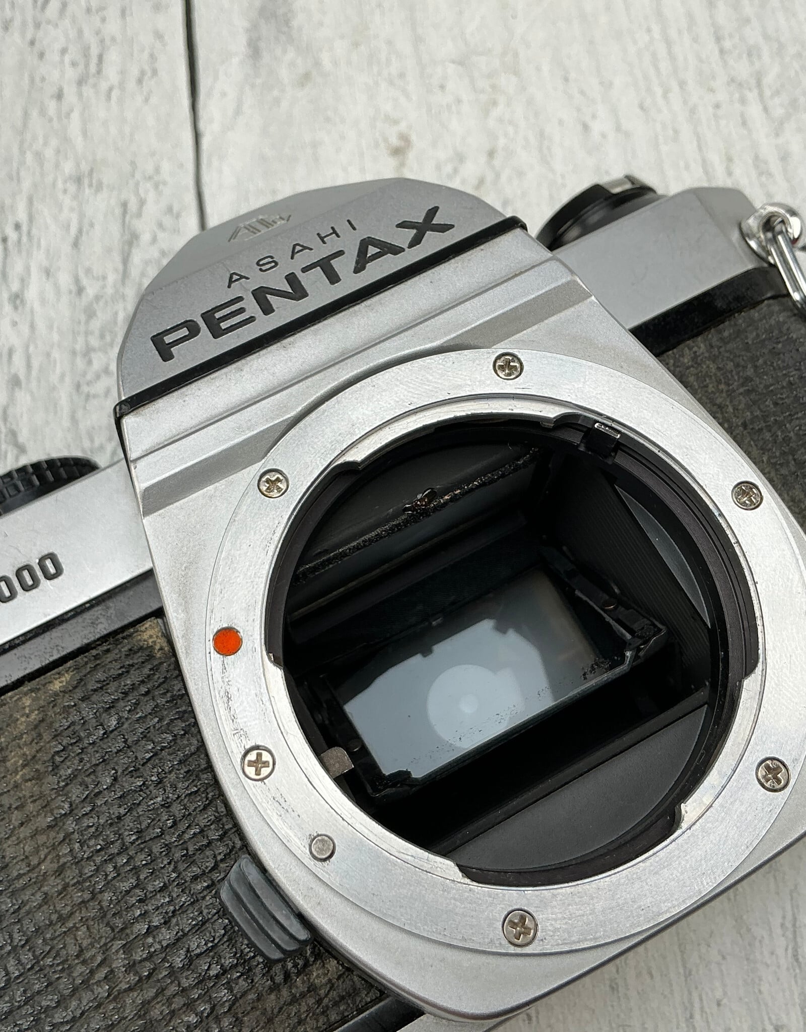 Pentax Pentax K1000 Camera No Meter Used As Is