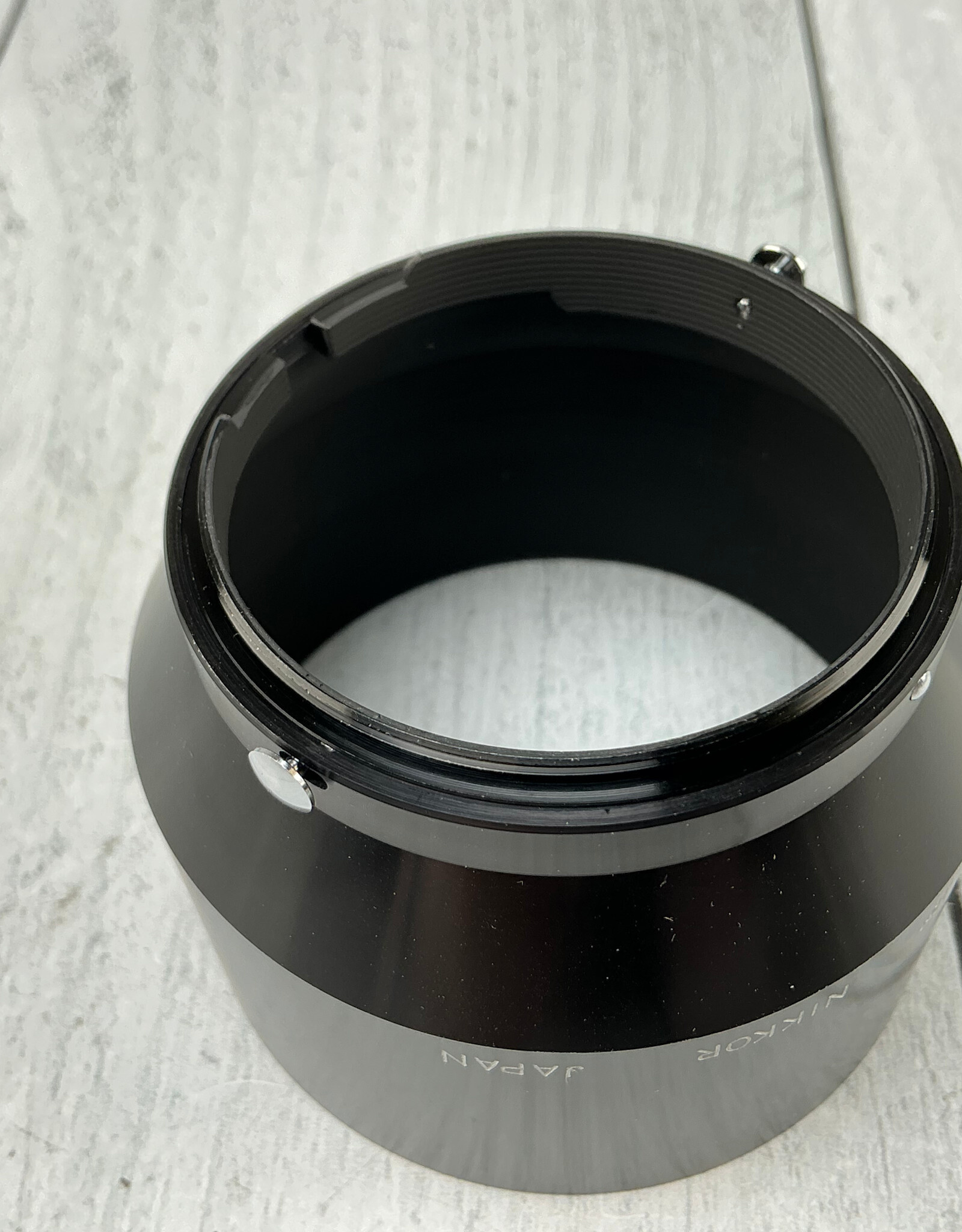 NIKON Nikon Nikkor F Metal Lens Hood for 135mm/105mm in Box Used EX