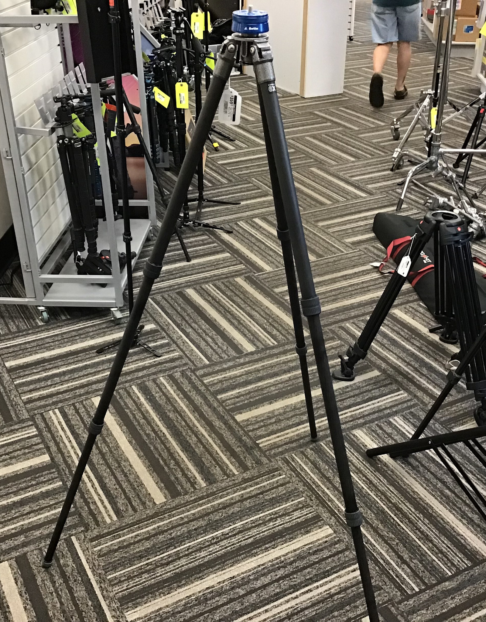 Gitzo Gitzo GT2530 Carbon Fiber Tripod w/ Markins TB-20 Base Used Good