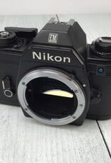 NIKON Nikon EM Body Only Missing battery door Used Camera "AS IS"