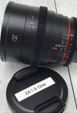 ROKINON Rokinon Cine DSX 24mm T1.5 Lens for Nikon F Mount Used Good