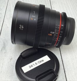ROKINON Rokinon Cine DSX 24mm T1.5 Lens for Nikon F Mount Used Good