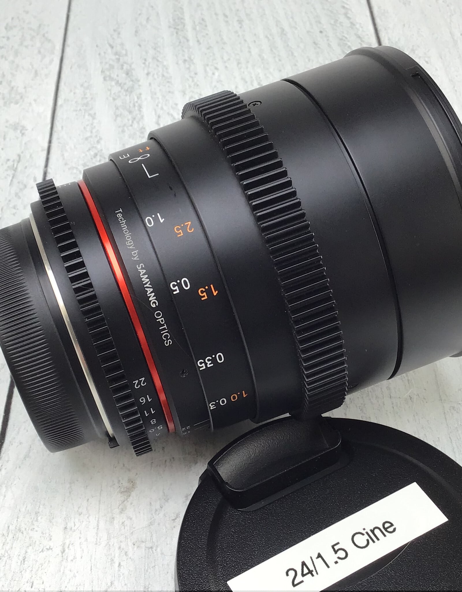 ROKINON Rokinon Cine DSX 24mm T1.5 Lens for Nikon F Mount Used Good
