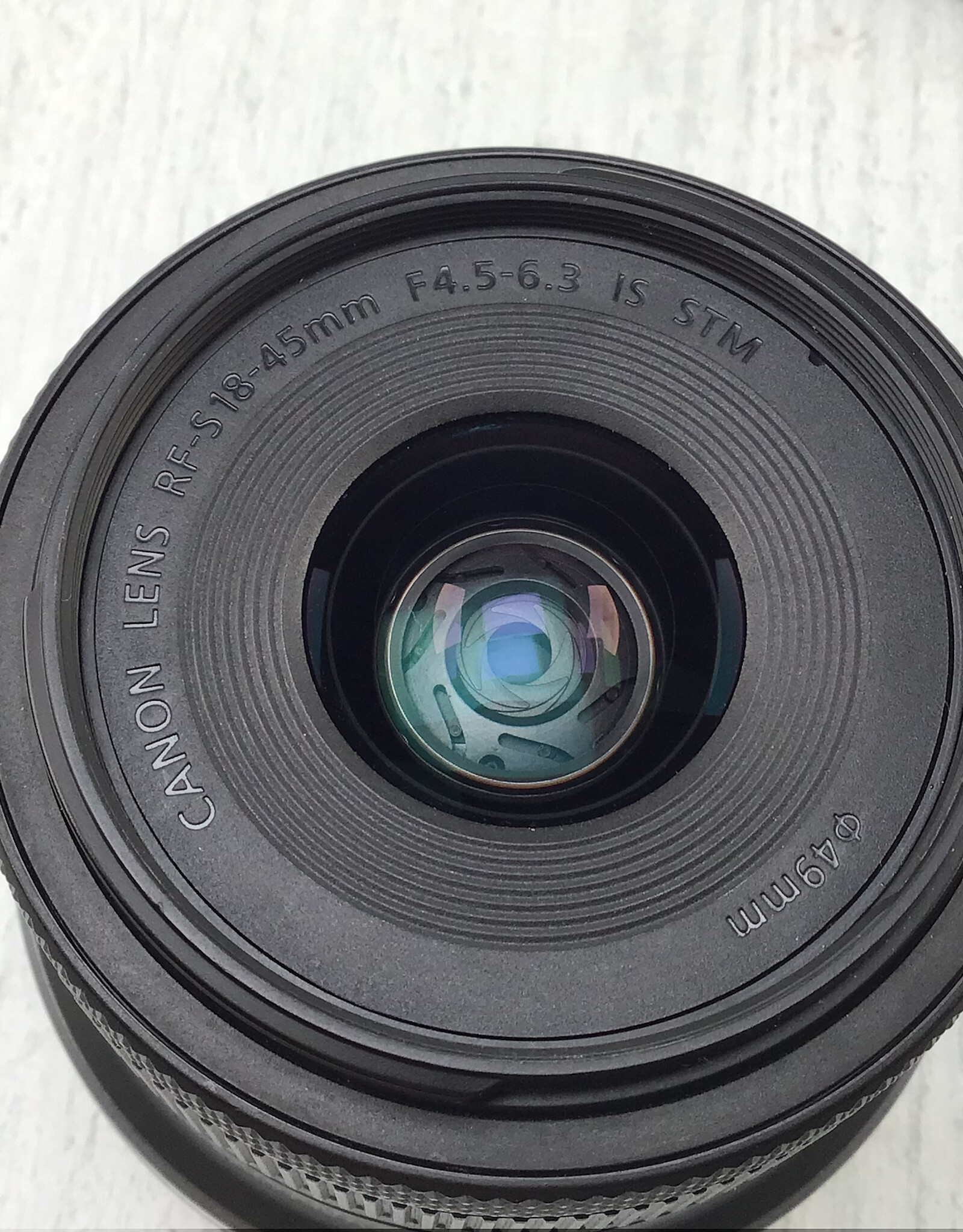 CANON Canon RF-S 18-45mm f4.5-6.3 IS STM Lens Used Good