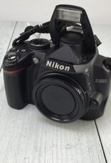NIKON Nikon D3000 Camera Flash Wont Close Used As Is