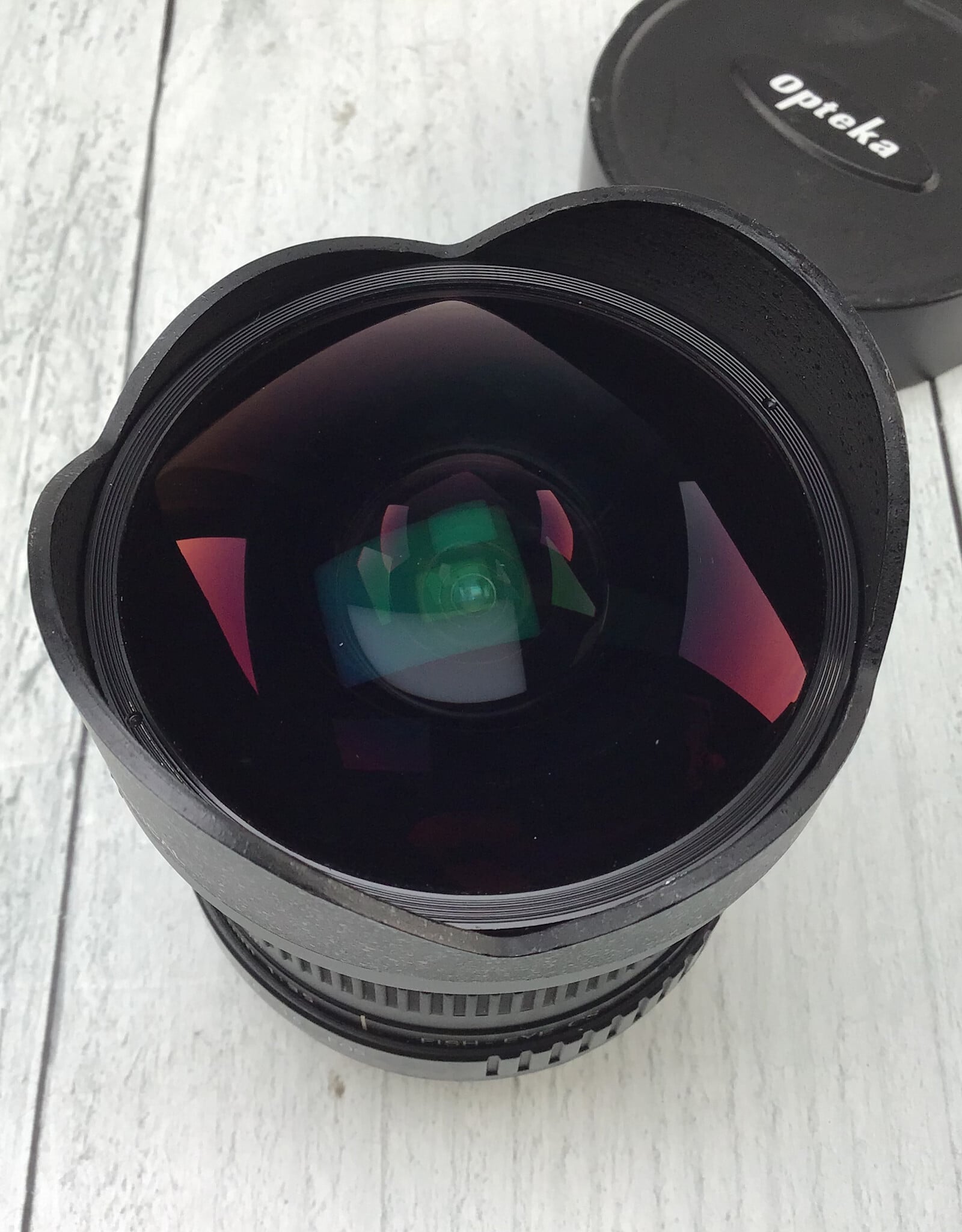 Opteka Opteka 6.5mm f3.5 fish eye cs Lens for Canon EF Used Good
