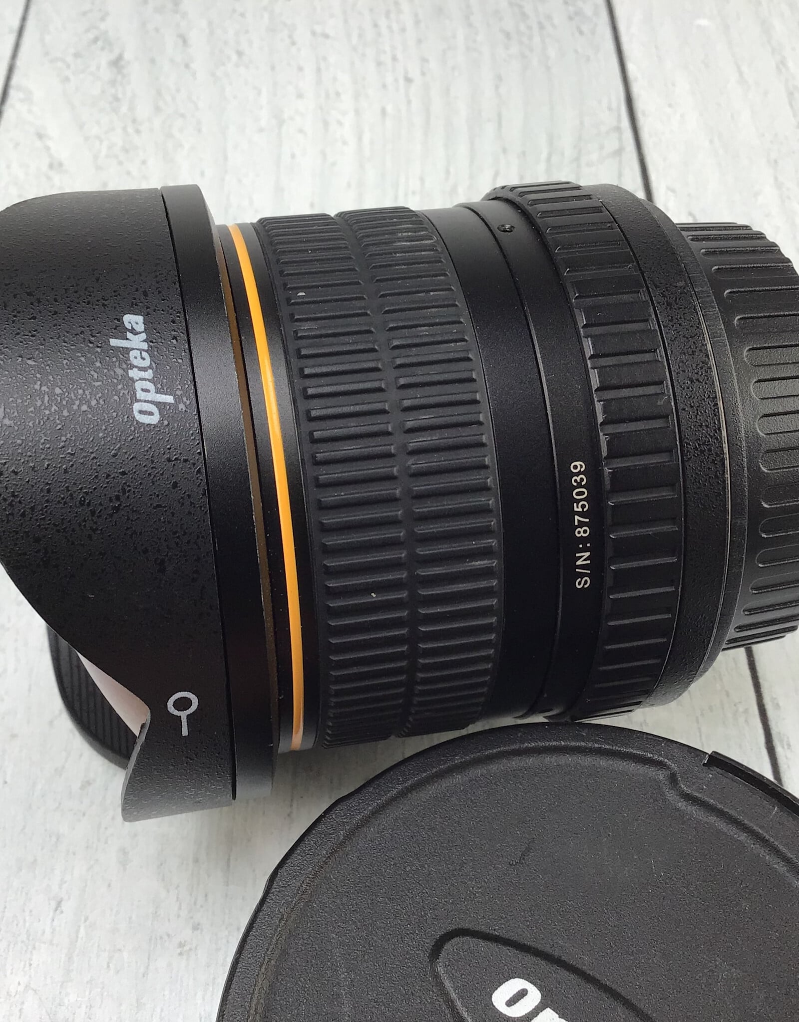 Opteka Opteka 6.5mm f3.5 fish eye cs Lens for Canon EF Used Good