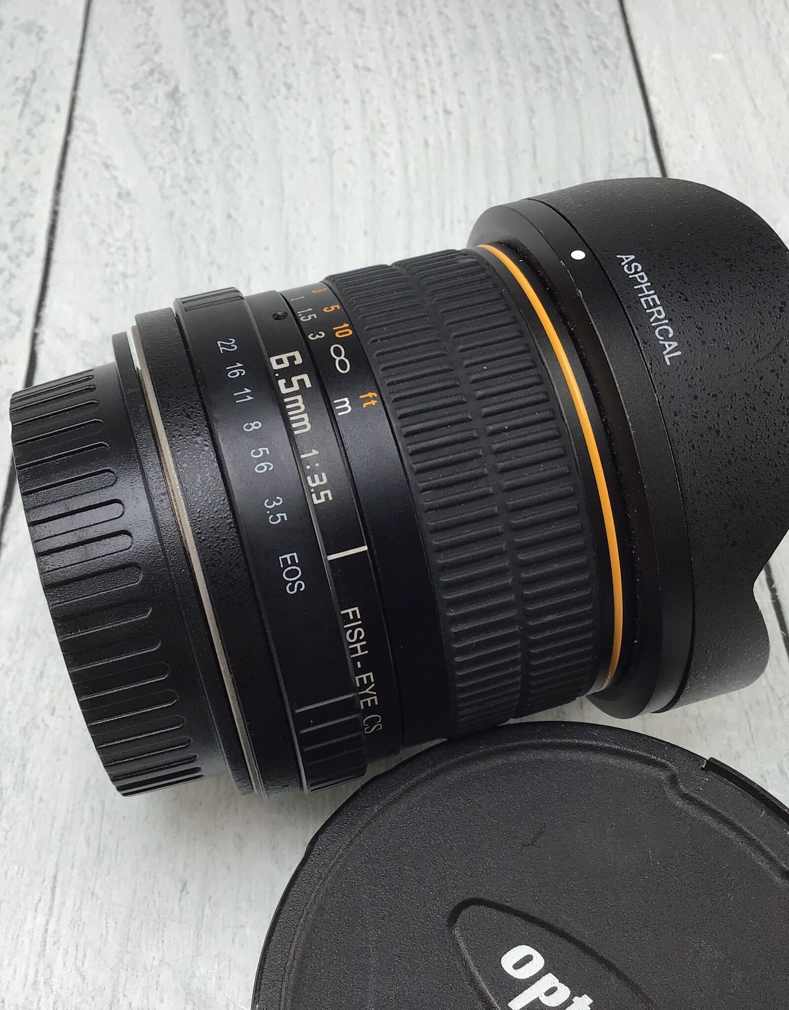 Opteka Opteka 6.5mm f3.5 fish eye cs Lens for Canon EF Used Good