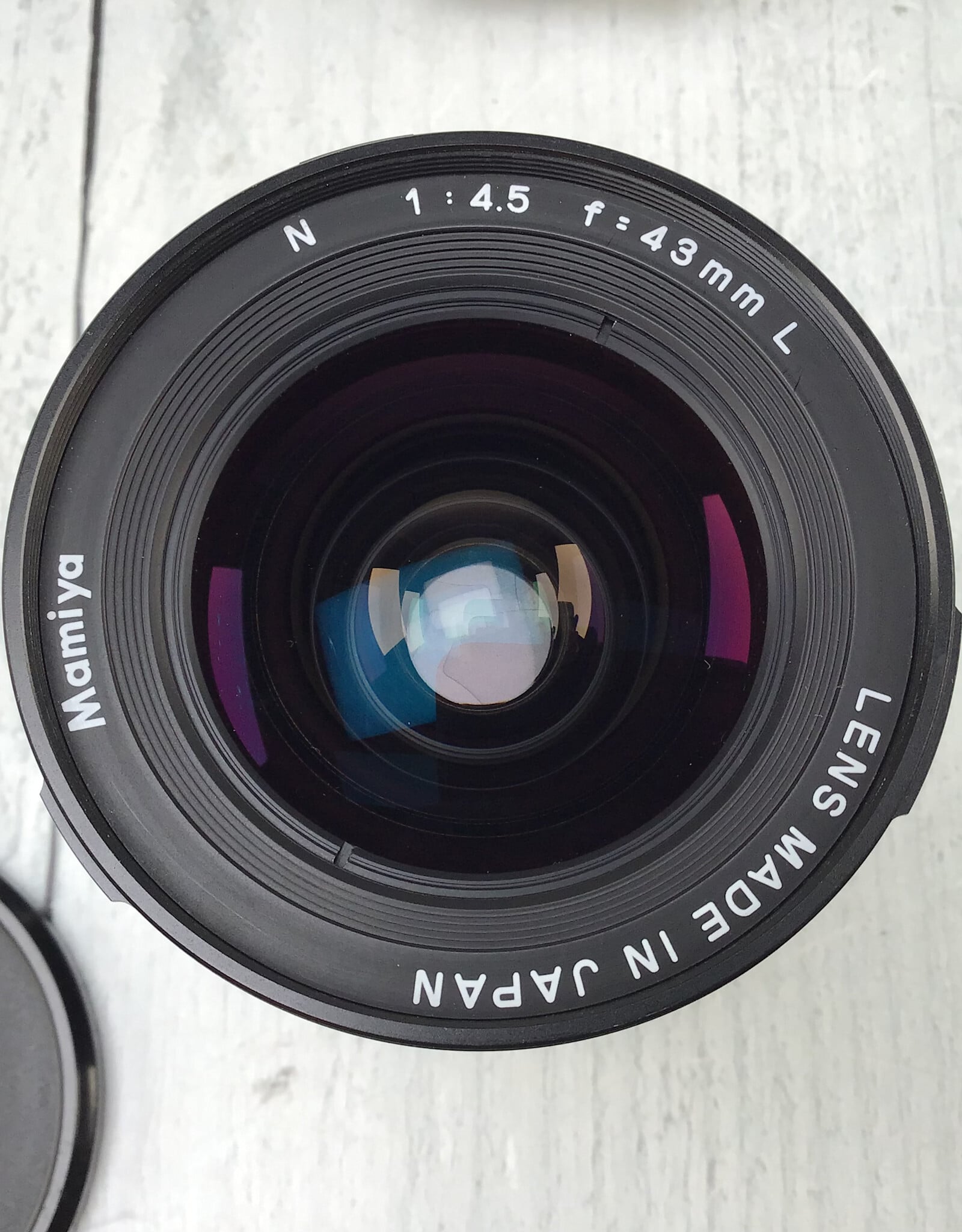 MAMIYA Mamiya 43mm L f4.5 N Lens for 7, 7II w/ Finder Used Good