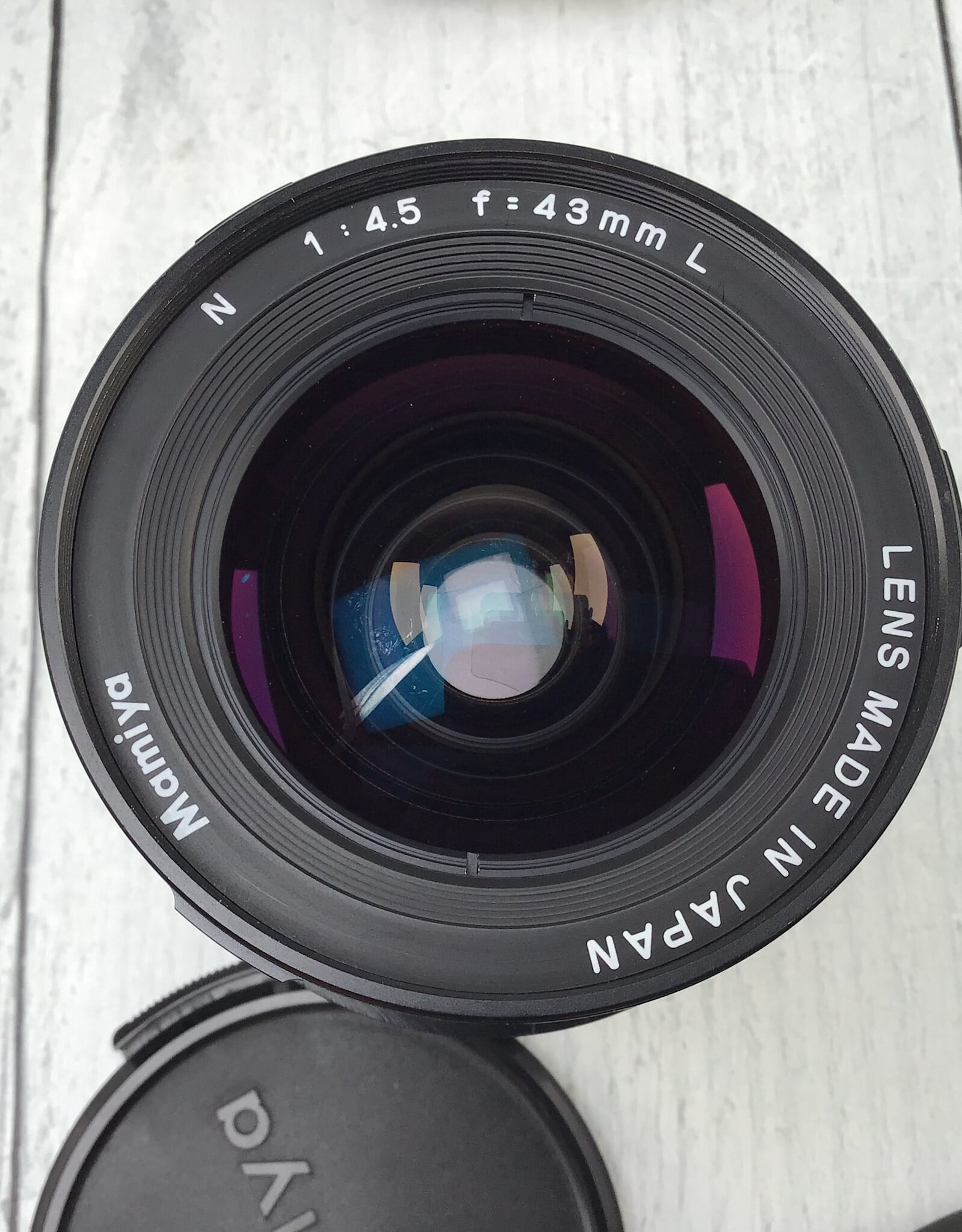 MAMIYA Mamiya 43mm L f4.5 N Lens for 7, 7II w/ Finder Used Good