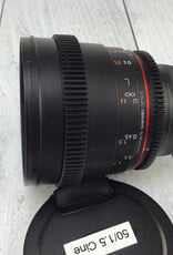ROKINON Rokinon Cine DSX 50mm T1.5 Lens for Nikon F Used Good