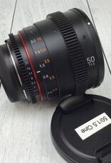 ROKINON Rokinon Cine DSX 50mm T1.5 Lens for Nikon F Used Good