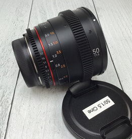 ROKINON Rokinon Cine DSX 50mm T1.5 Lens for Nikon F Used Good