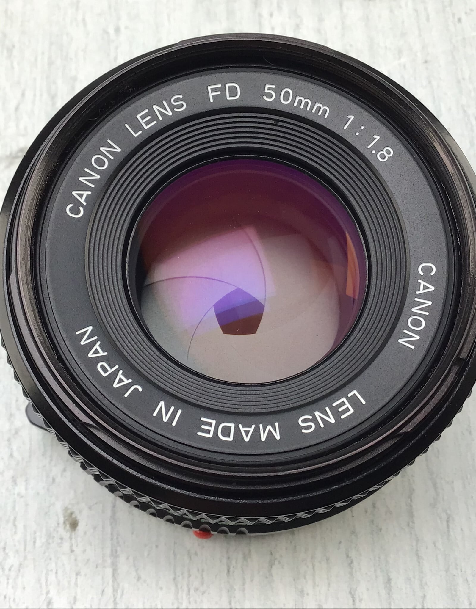 CANON Canon FD 50mm f1.8 Lens Used Good